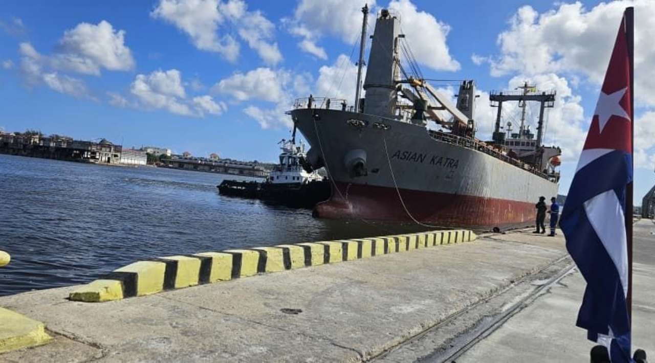 Llegan a Cuba alimentos enviados por México y Uruguay