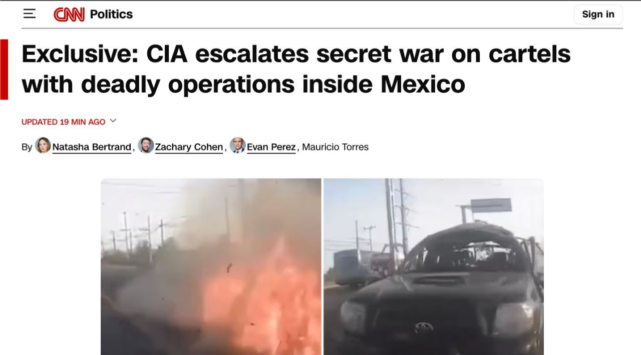 Gobierno de México rechaza versión de CNN sobre presunta operación de la CIA en Tecámac