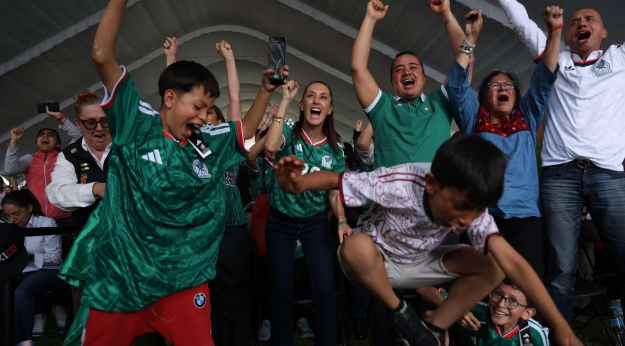 Sheinbaum celebra triunfo de México en el arranque del Mundial 2026