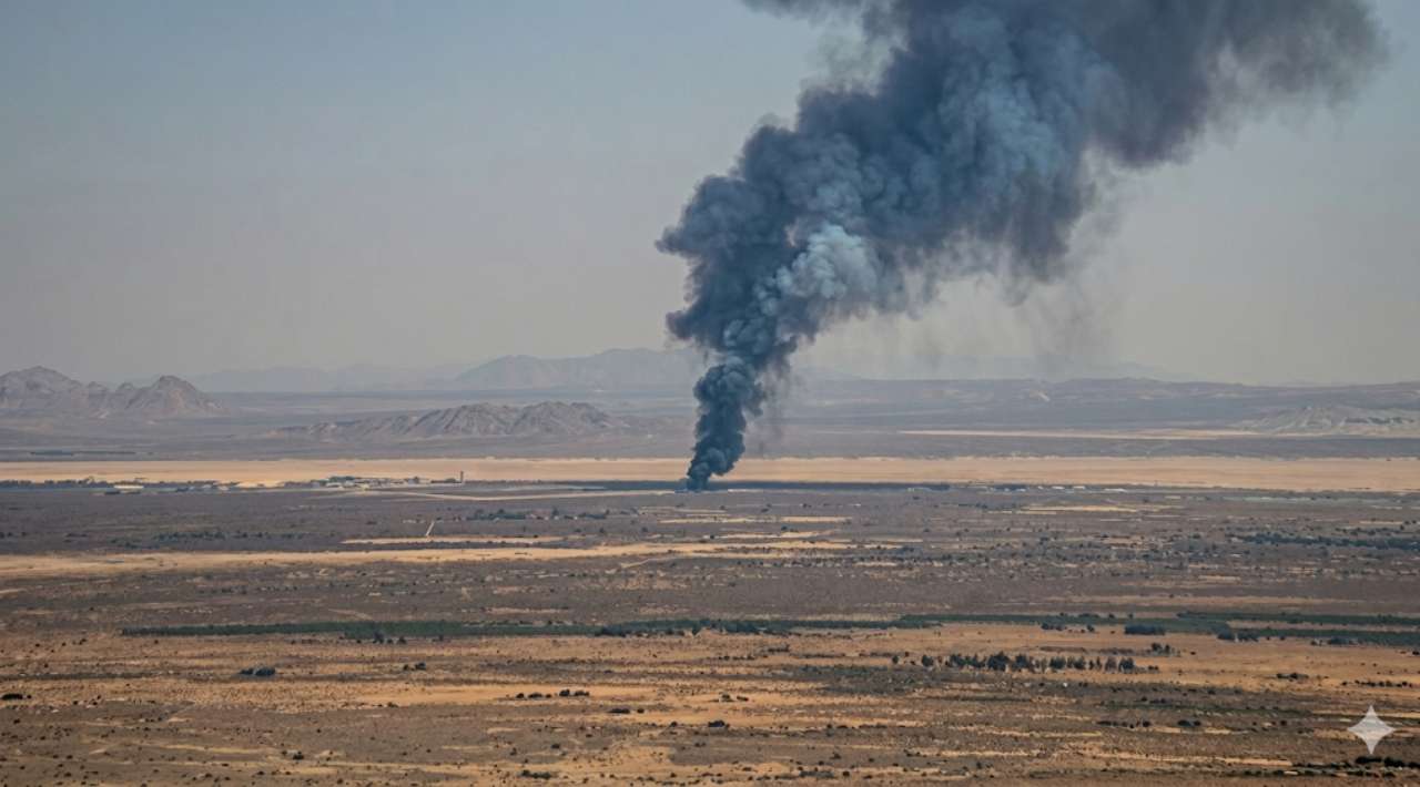 Se estrella bombardero B-52 en California tras despegar de base militar
