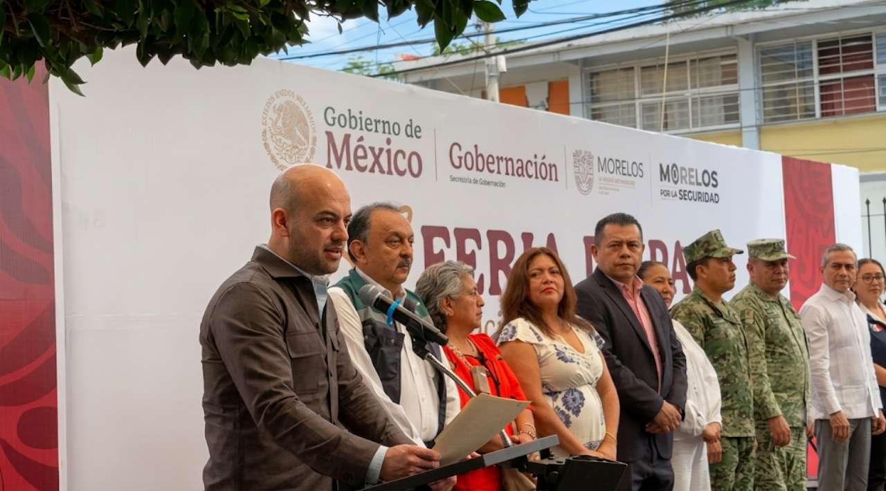Realizan Feria de Paz en Chamilpa para acercar servicios y fortalecer la atención ciudadana