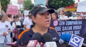 Marchan en Cuernavaca para exigir justicia por el homicidio del paramédico Miguel Ángel Domínguez