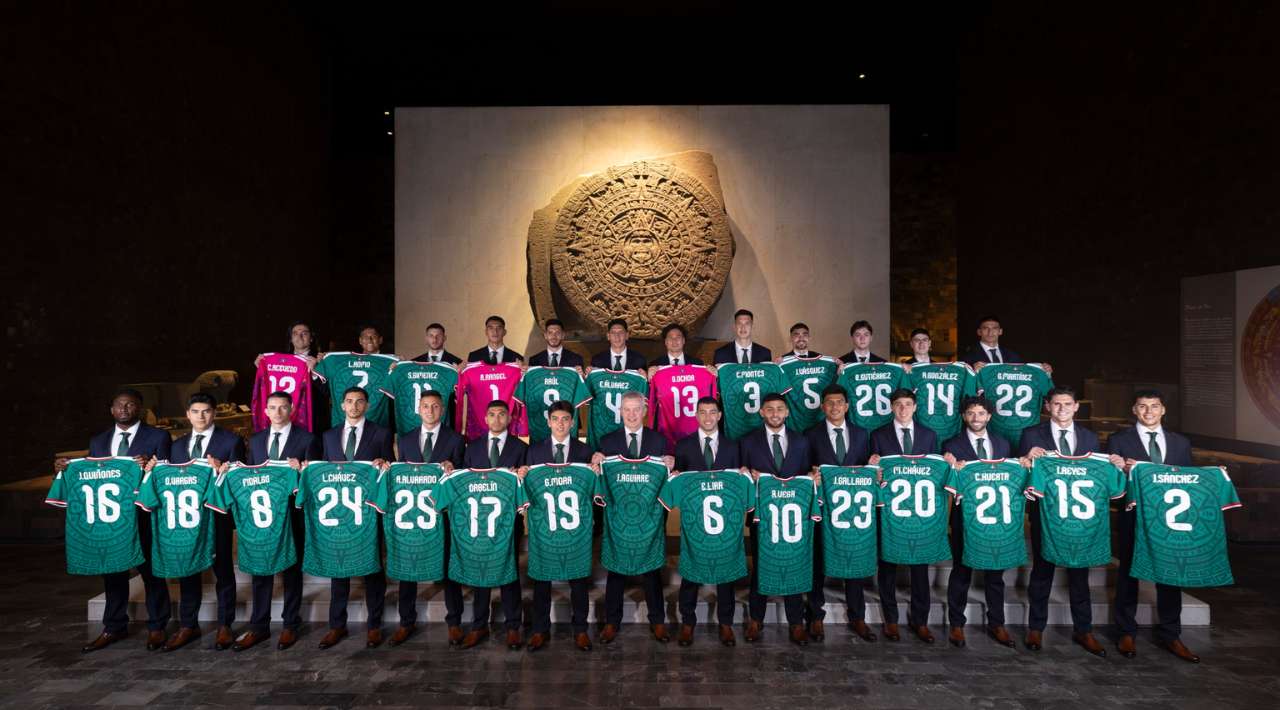 Selección Mexicana presenta foto oficial para el Mundial 2026 en el Museo Nacional de Antropología