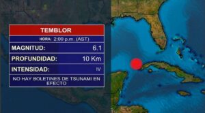 Sismo de magnitud 6.1 en Cuba se siente en Quintana Roo y Yucatán; activan protocolos de revisión