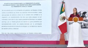Sheinbaum agradece apoyo de López Obrador y denuncia campaña de la ultraderecha