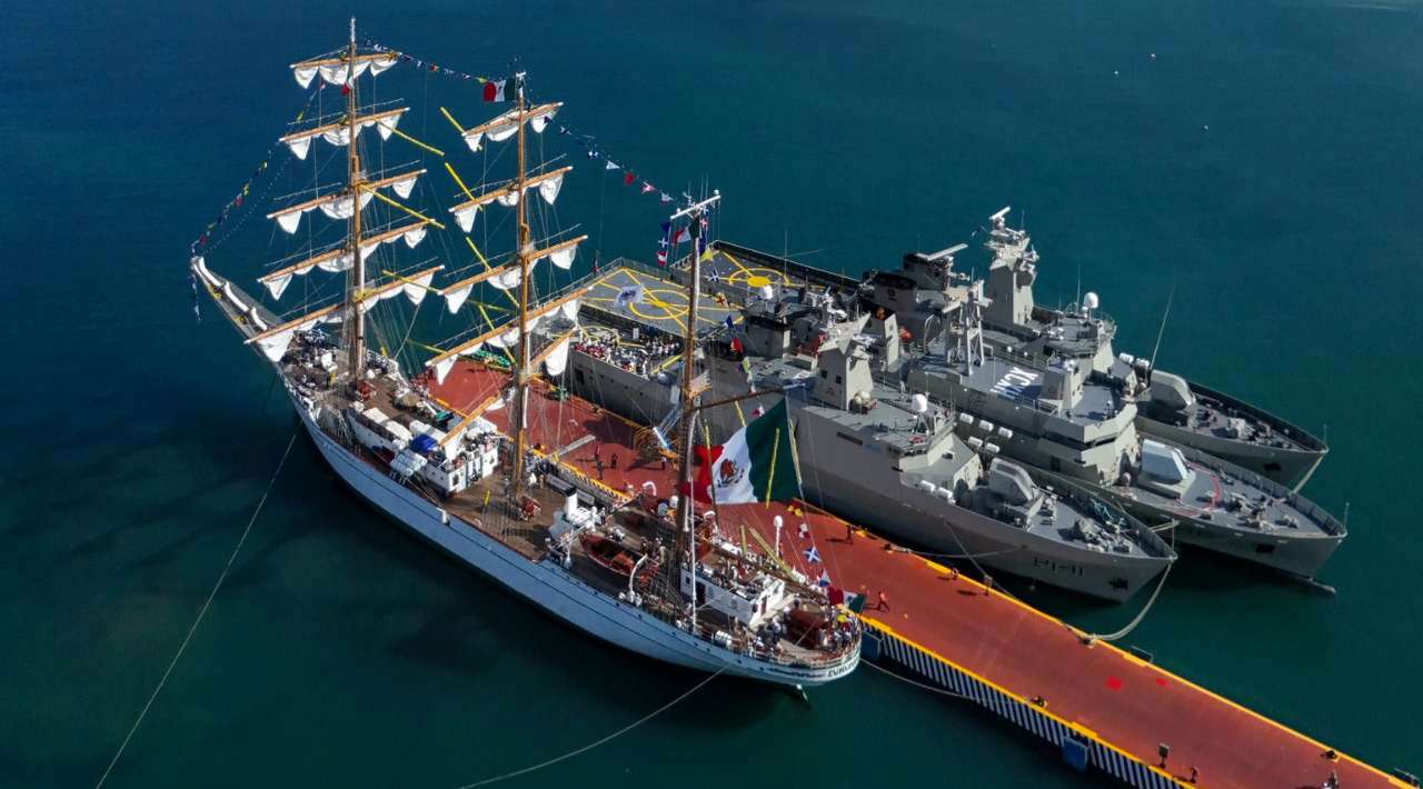 El Buque Escuela Cuauhtémoc se alista para iniciar viaje de Instrucción “Pacífico Norte 2026”