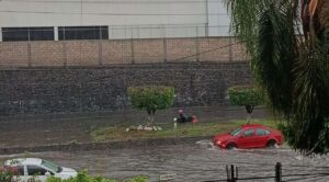 Lluvias provocan afectaciones viales en Jiutepec