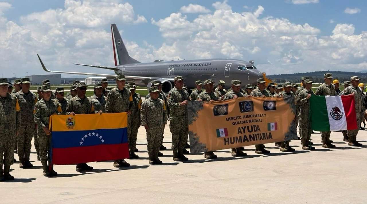 México envía 250 elementos y ayuda humanitaria a Venezuela tras los terremotos