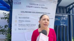 Instalan centro de acopio en la UNAM Campus Morelos para apoyar a damnificados por el sismo en Venezuela.