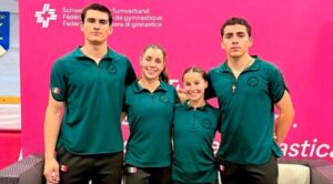 Mexicanos compiten en Copa Mundial de Gimnasia de Trampolín en Suiza