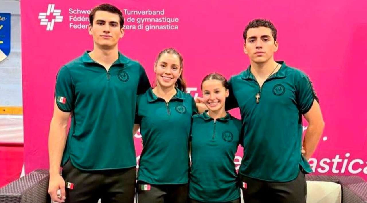Mexicanos compiten en Copa Mundial de Gimnasia de Trampolín en Suiza