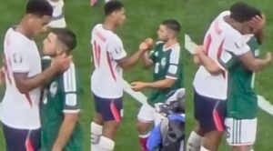 Jude Bellingham se rinde ante Erik Lira tras el partido