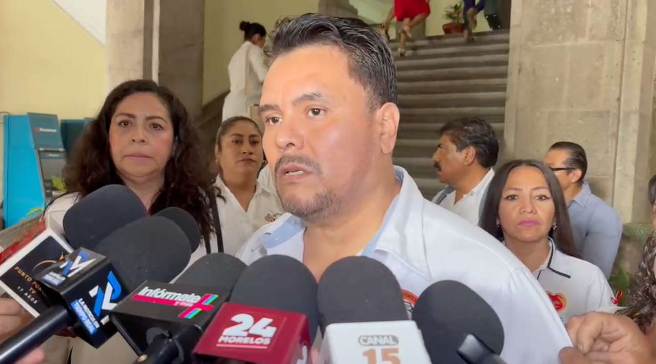 Líder sindical del Poder Ejecutivo en Morelos admite que marchó sin conocer propuesta de jubilaciones