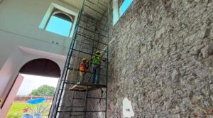 Avance del 20 por ciento en obras de la Universidad Rosario Castellanos en Chinameca