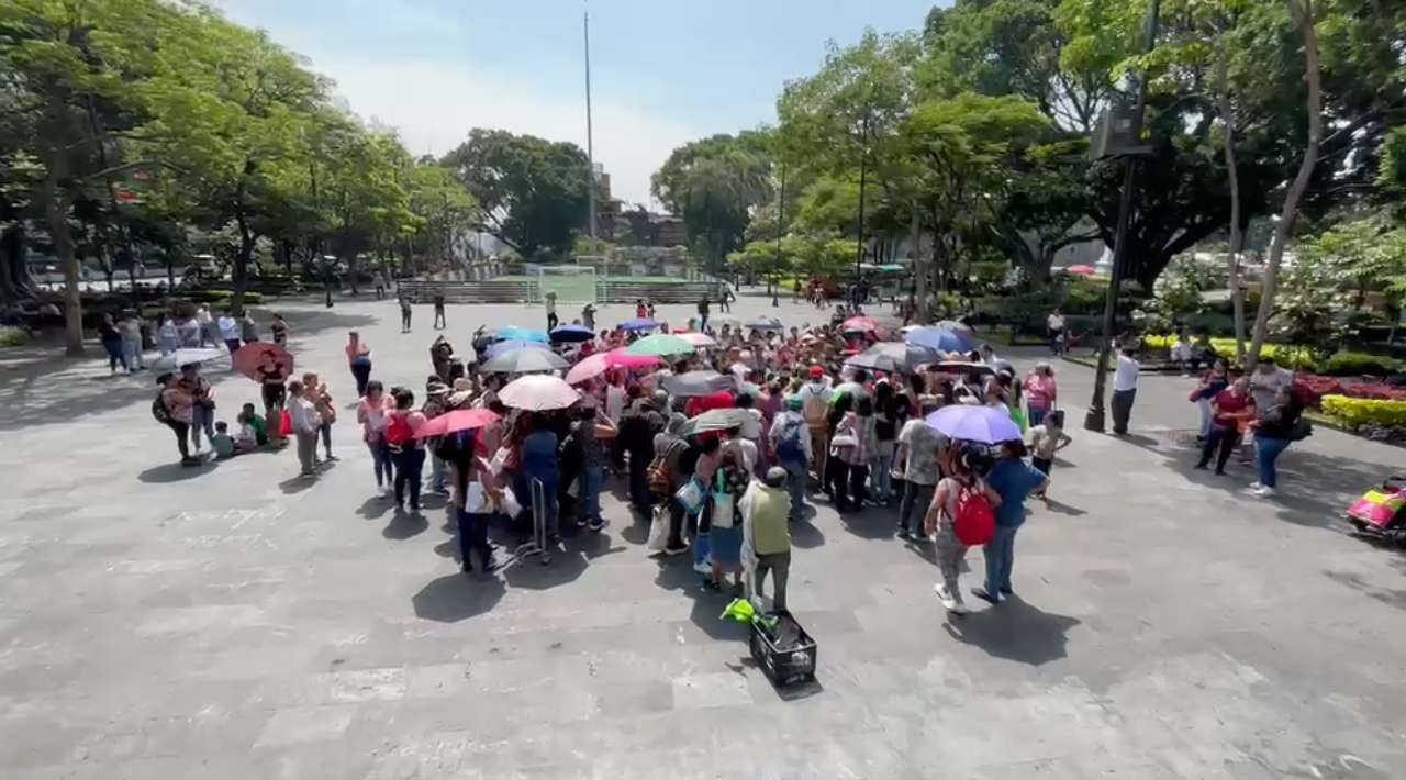 Autoridades aclaran entrega de apoyos tras protesta en el Centro de Cuernavaca