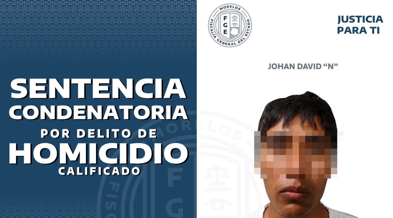 Acepta culpabilidad por homicidio en Jiutepec y recibe sentencia de 16 años y ocho meses