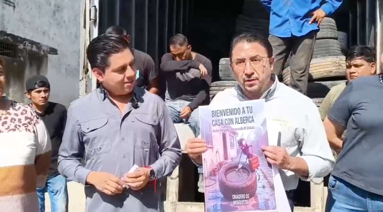 Recolectan mil 800 llantas en Jojutla para combatir el dengue y proteger el medio ambiente