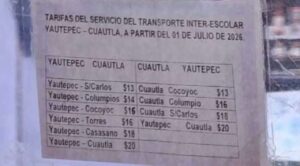 Viajeros denuncian cobro indebido en la Ruta Interescolar Yautepec–Cuautla; piden inspecciones