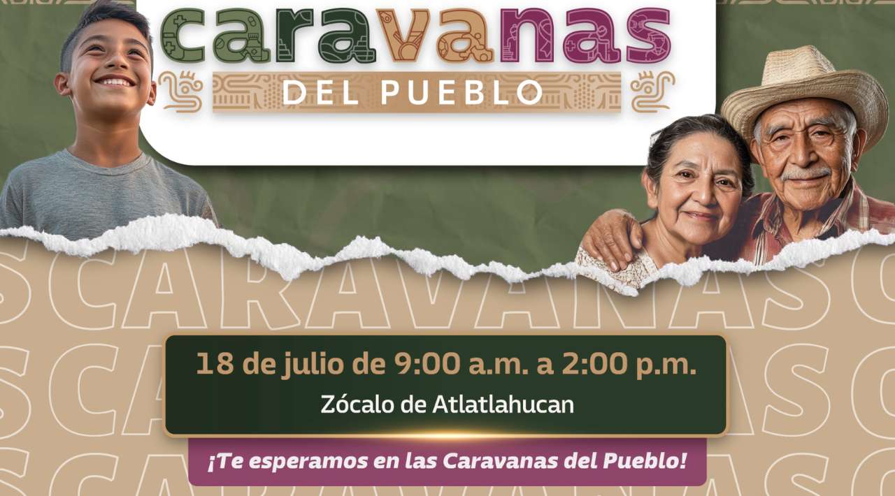 Caravanas del Pueblo llevan servicios gratuitos a Atlatlahucan este 18 de julio