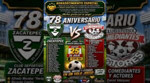 Zacatepec celebra 78 años de historia con partido entre Leyendas Cañeras y Famosos
