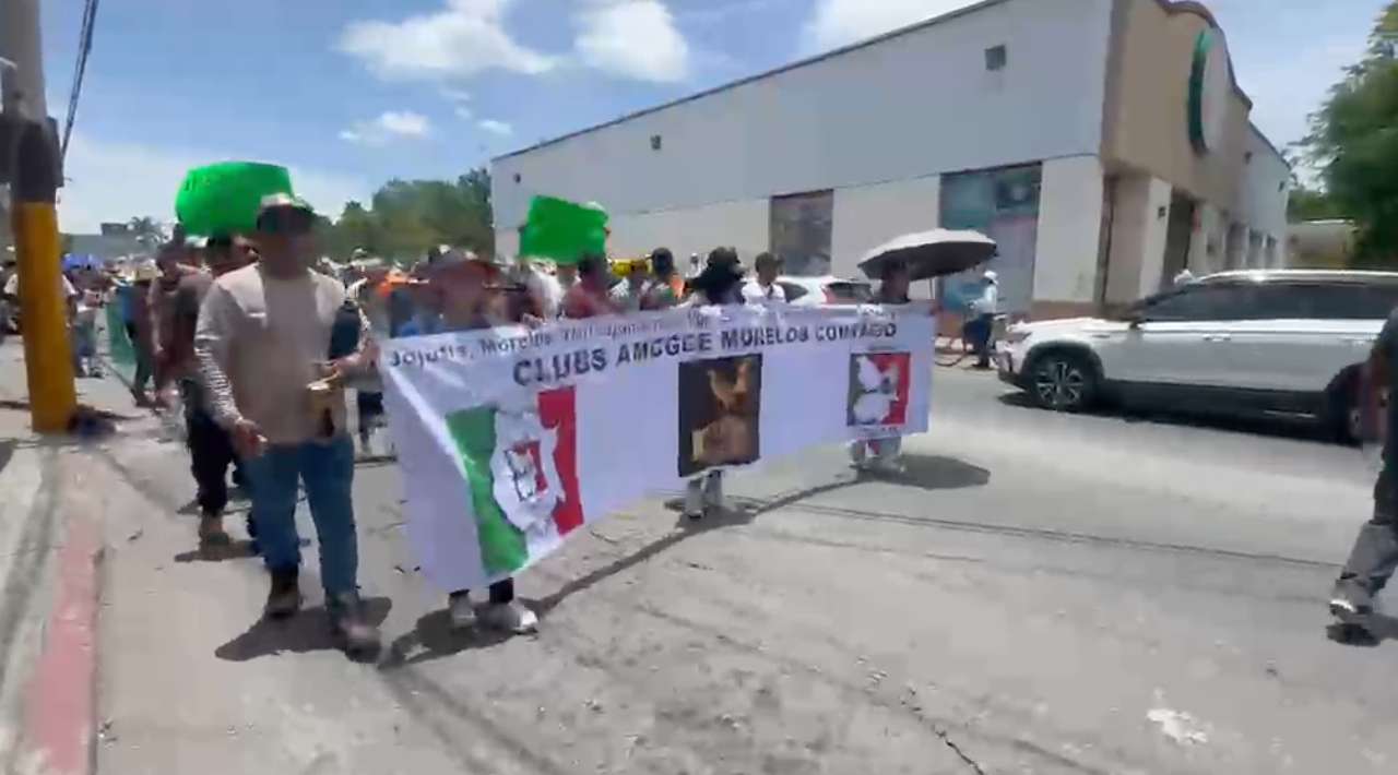Cerca de 600 personas marchan en Jojutla en defensa de los jaripeos y tradiciones culturales