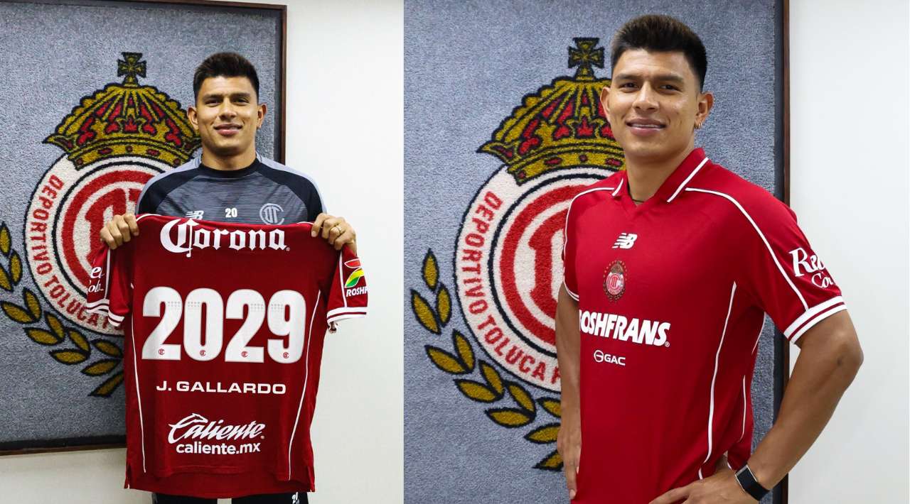Toluca amarra a Jesús Gallardo hasta 2029