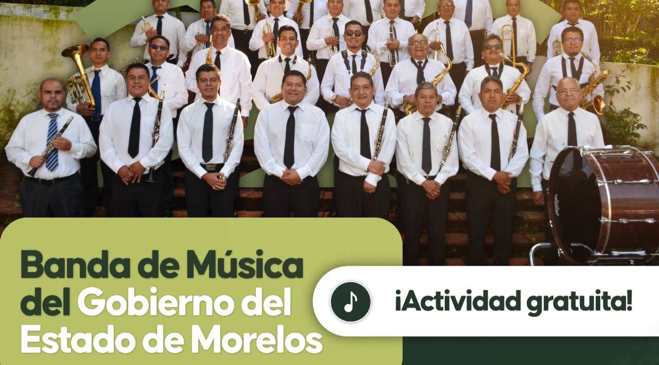 Inician conciertos gratuitos de la Banda de Música en Parques Raíces Ahuatlán