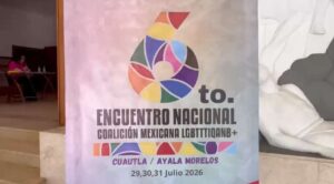 Activistas elaboran agenda legislativa en el Sexto Encuentro Nacional de la Coalición Mexicana LGBTTTIQANB+ en Morelos