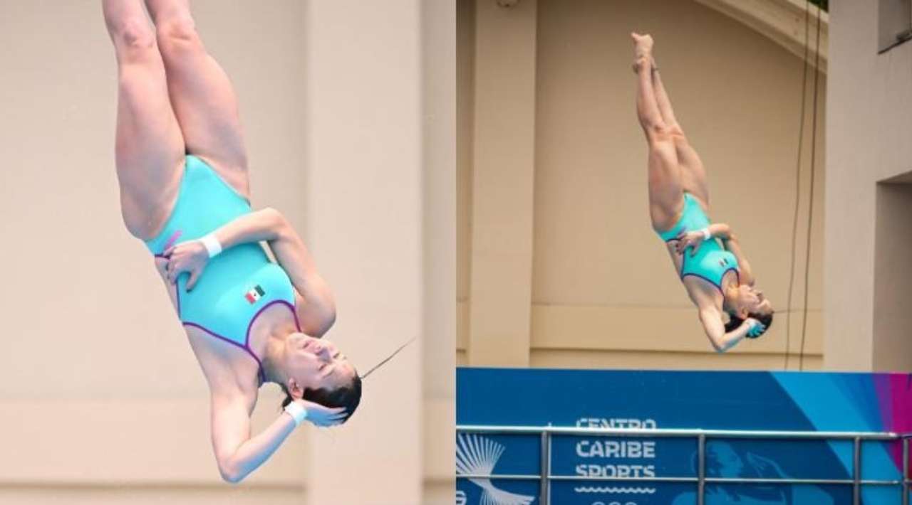 Rut Páez conquista el oro en trampolín 1 m para México en Santo Domingo 2026