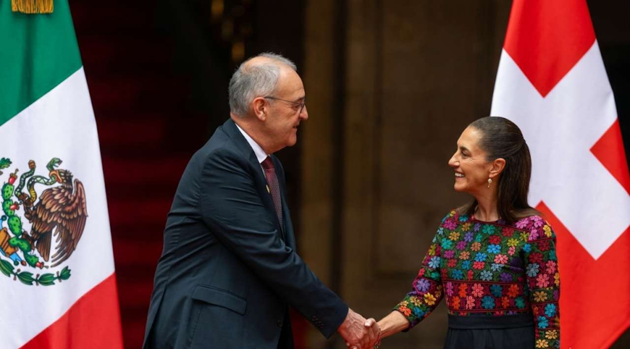 Sheinbaum recibe a presidente de Suiza para fortalecer inversiones y comercio