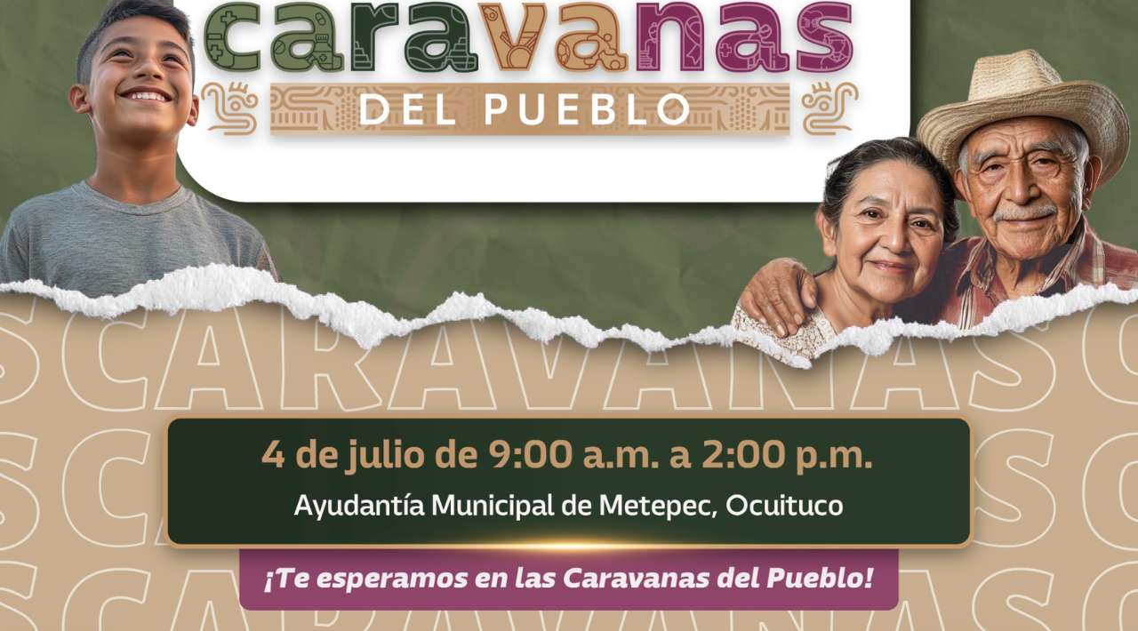 Caravanas del Pueblo en Ocuituco ofrecerán servicios gratuitos este 4 de julio