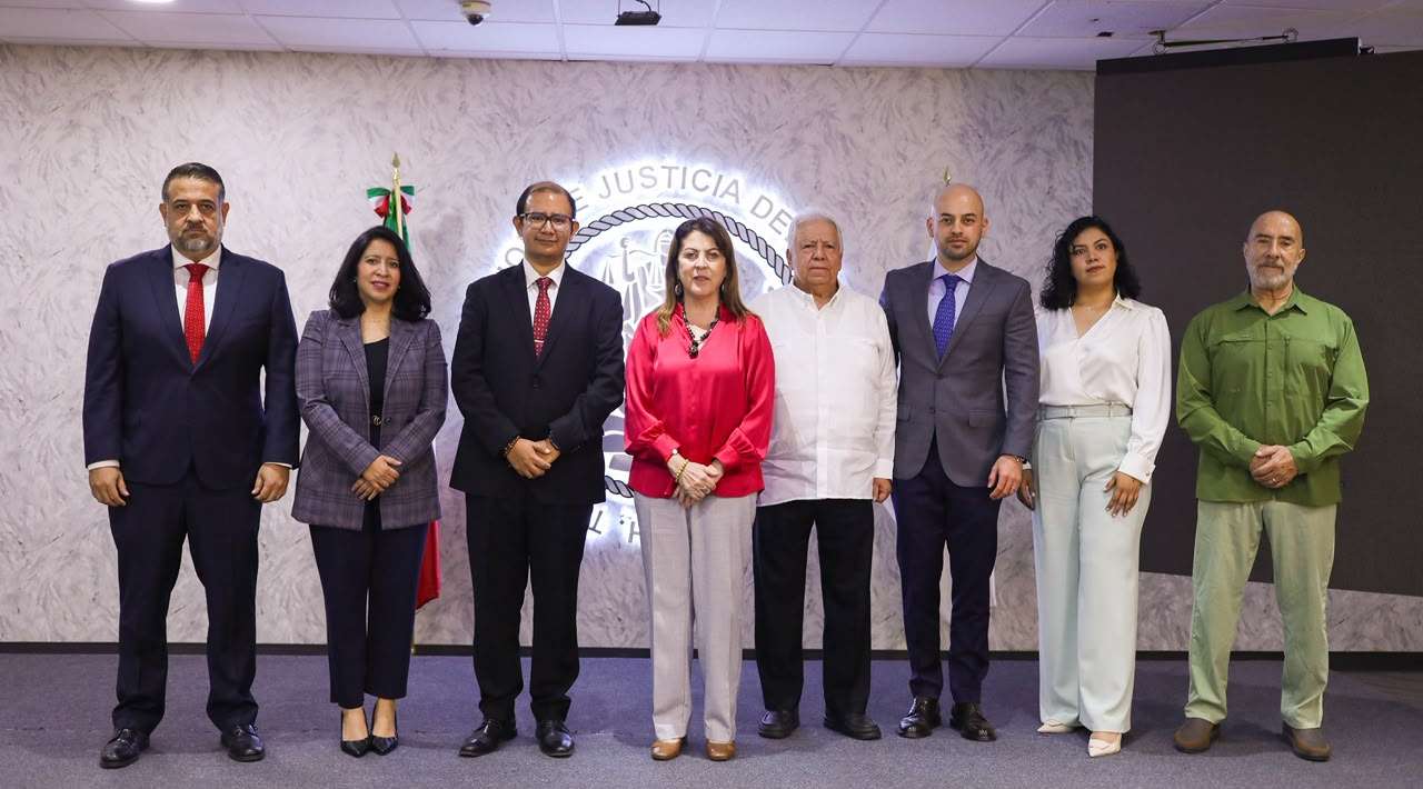 Margarita González Saravia refrenda coordinación con el Tribunal Superior de Justicia