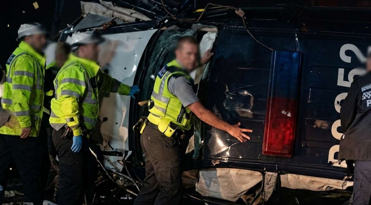 Cinco policías resultan lesionados tras volcadura de patrulla en la autopista La Pera–Cuautla