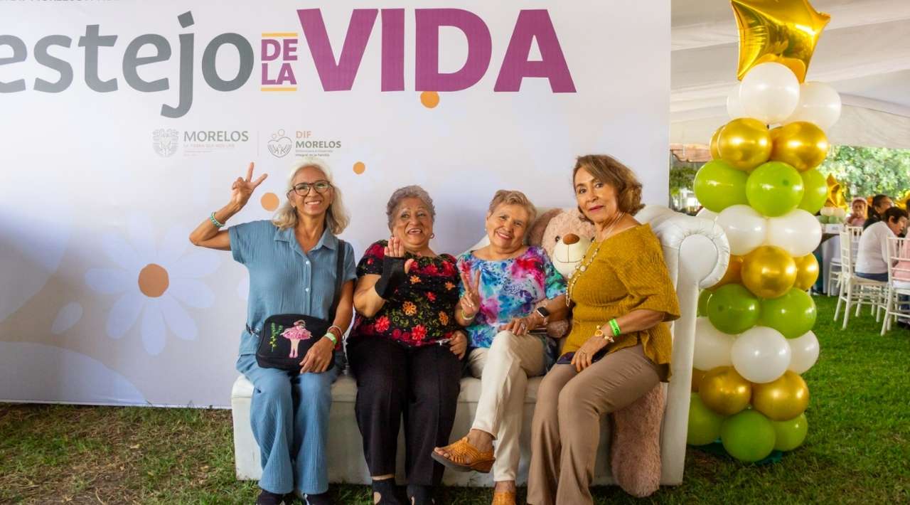 Reúnen a 750 personas de 36 municipios en festejo para adultos mayores en Morelos