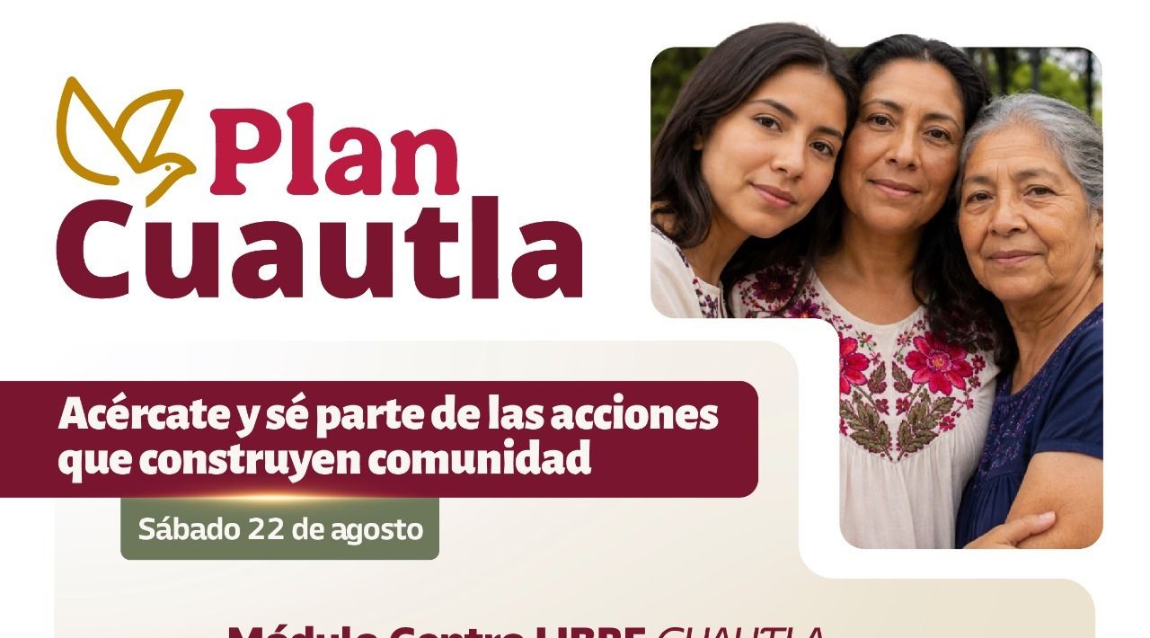 Ofrecerá el Plan Cuautla asesoría jurídica y apoyo psicoemocional gratuito para mujeres en Cuautla y Yecapixtla