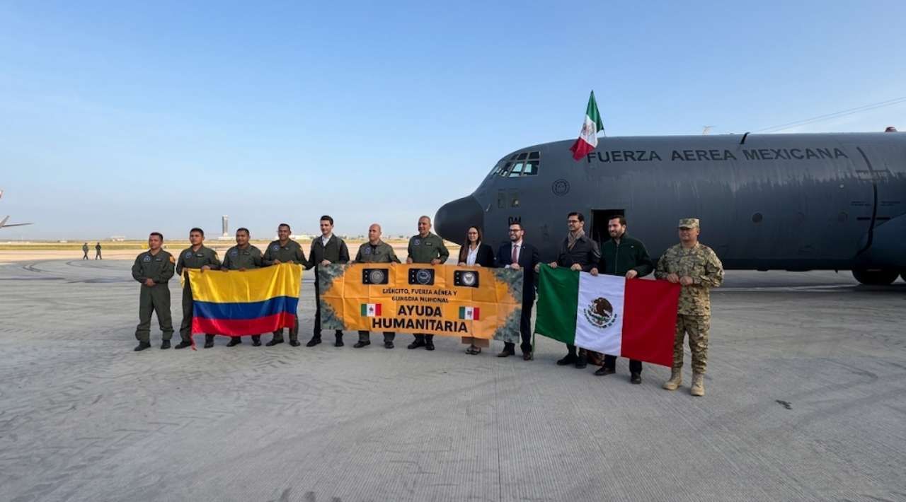 México envía primeras 19 toneladas de ayuda humanitaria a Colombia tras terremoto y anuncia nuevos vuelos de apoyo, informa presidenta Sheinbaum