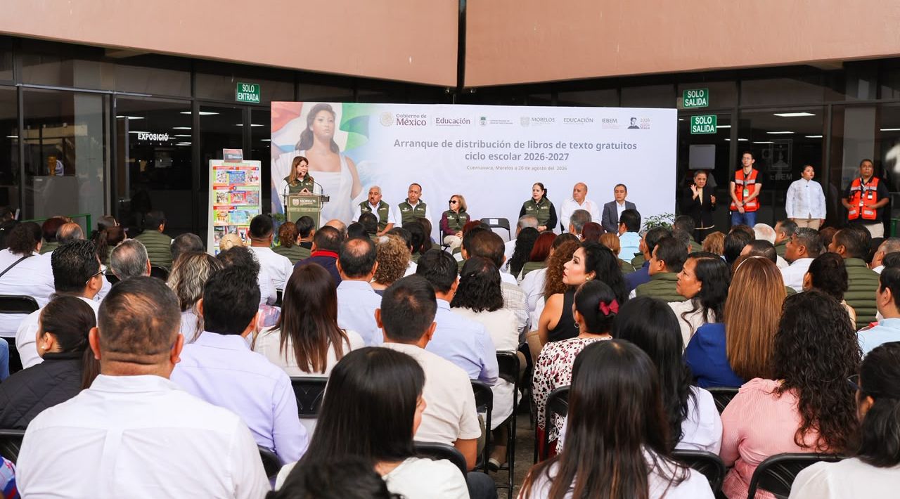 Encabeza la gobernadora Margarita González Saravia el inicio de distribución de más de 2.2 millones de libros de texto gratuitos en Morelos