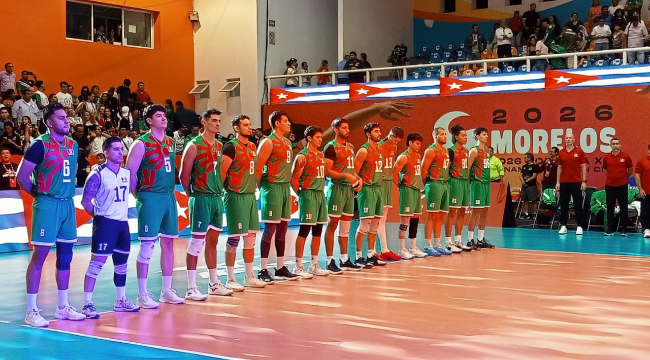 La Selección Mexicana de Voleibol cae ante Cuba pero asegura su pase directo a las semifinales de la Copa Panamericana en Morelos
