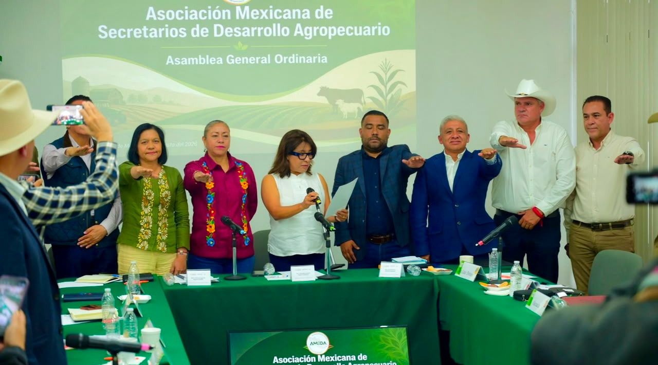 Asume Morelos la vicepresidencia de la AMSDA para fortalecer su presencia en la agenda agropecuaria nacional