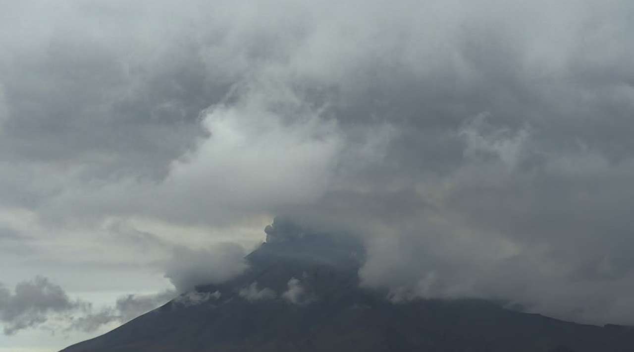 Reporta Protección Civil de Morelos actividad del volcán Popocatépetl con 13 exhalaciones en las últimas 24 horas