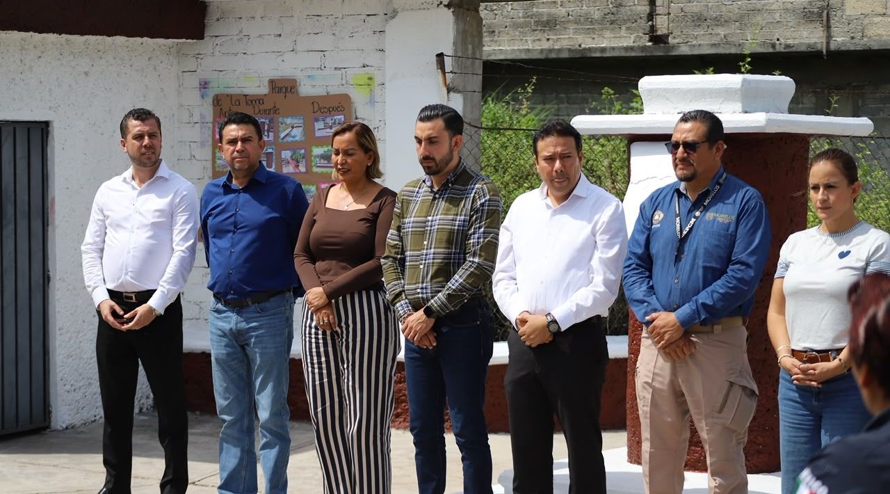Entregan rehabilitación del Parque Pedro Infante en Miacatlán para rescate del espacio público
