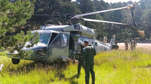 Accidente de helicóptero de la Fuerza Aérea en Durango deja 4 militares heridos