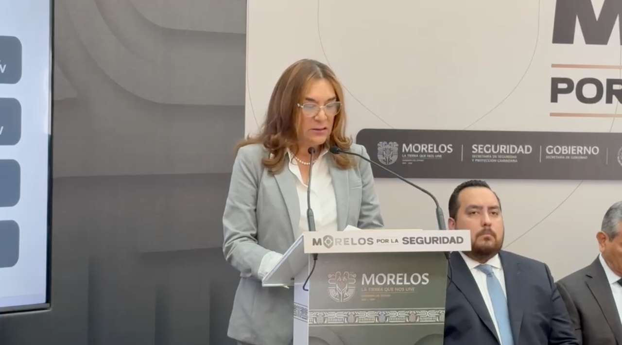 Reportan disminución generalizada en delitos de alto impacto en Morelos durante el periodo de enero a agosto de 2026