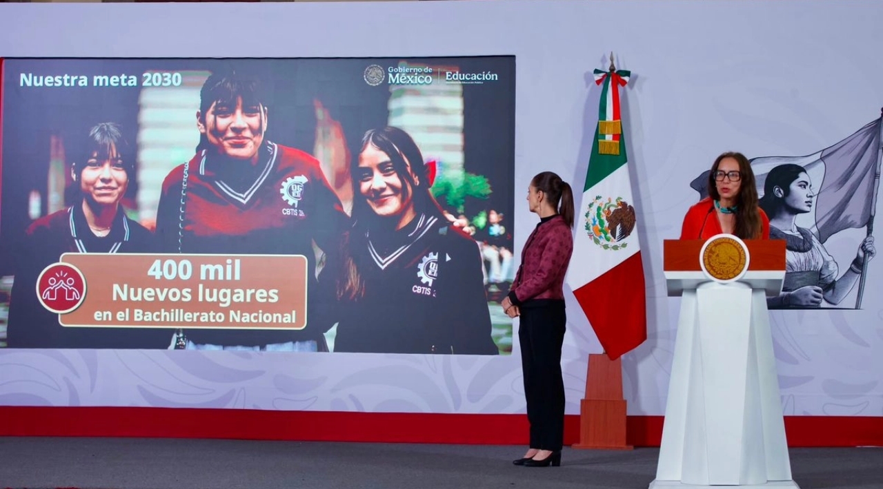 Gobierno federal anuncia duplicidad de la meta de espacios para bachillerato en México: serán 400 mil