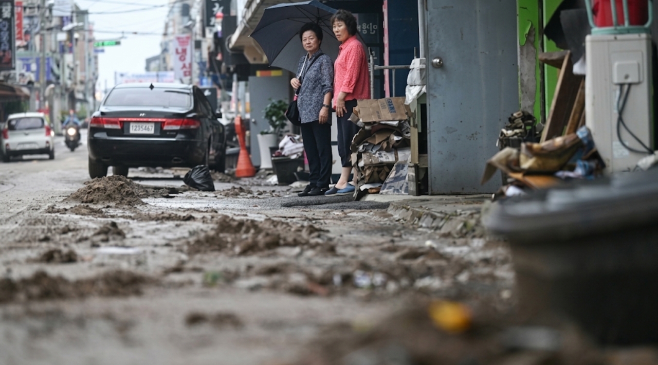 Lluvias torrenciales en Corea del Sur dejan un muerto y cuatro lesionados