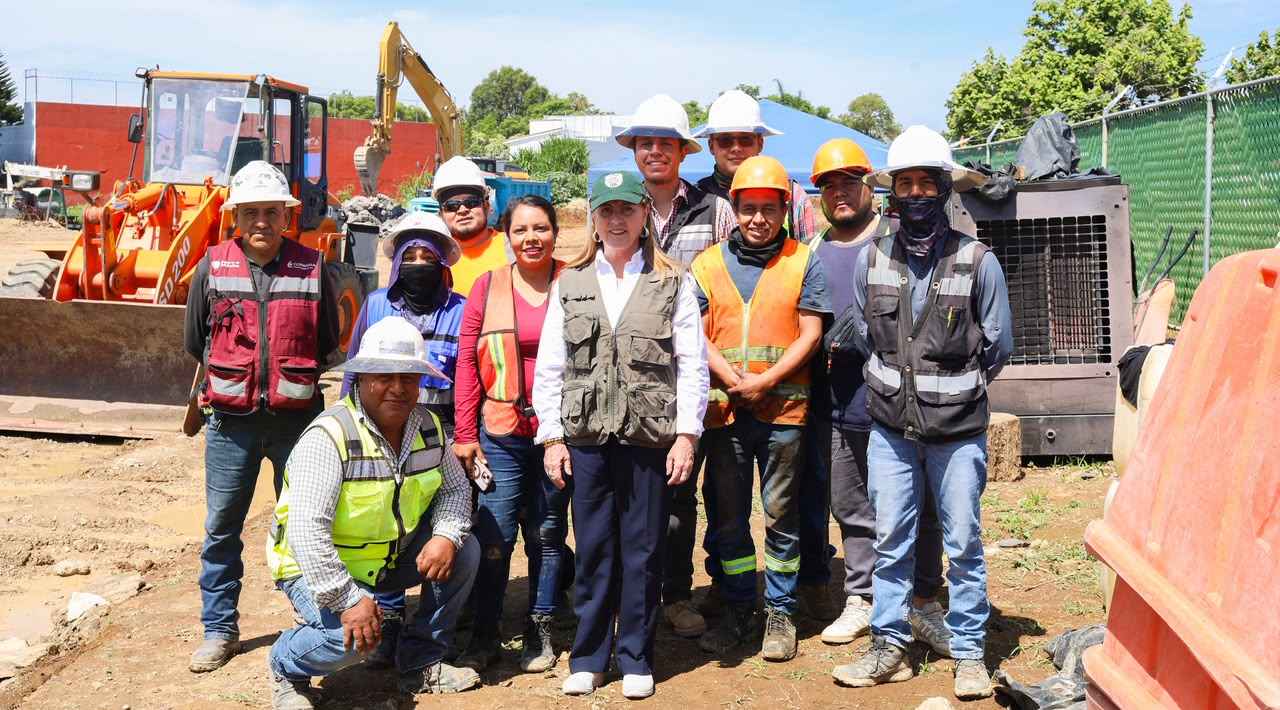Supervisa la gobernadora Margarita González Saravia la construcción del Distribuidor vial de la UAEM en Cuernavaca