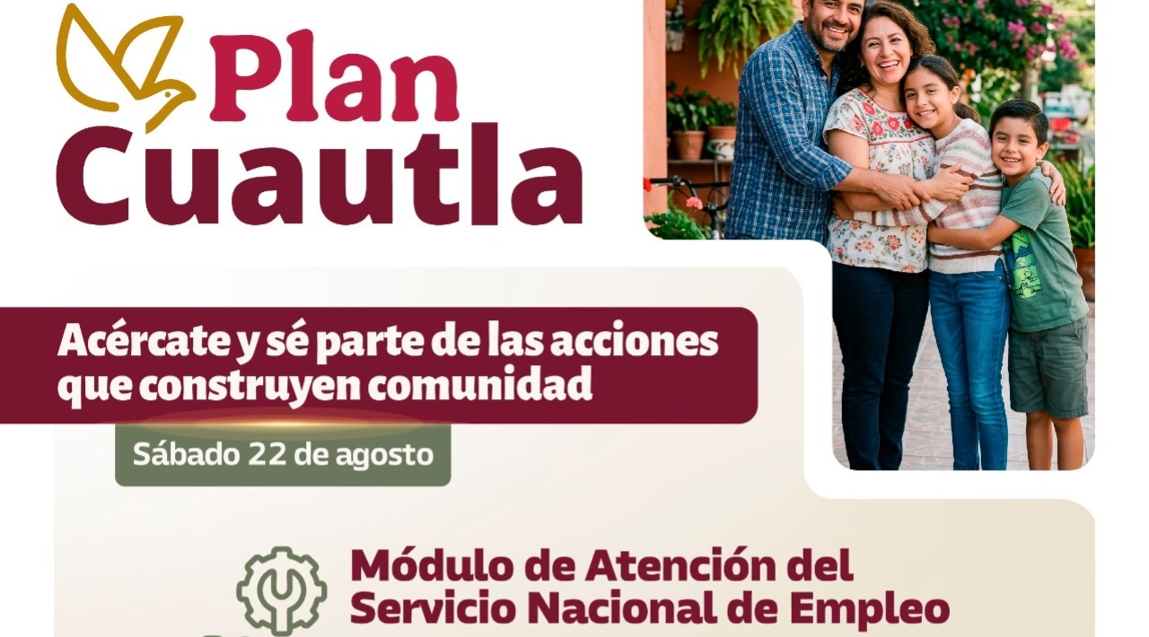 Instalarán módulos de empleo en cuatro colonias de Cuautla este 22 de agosto