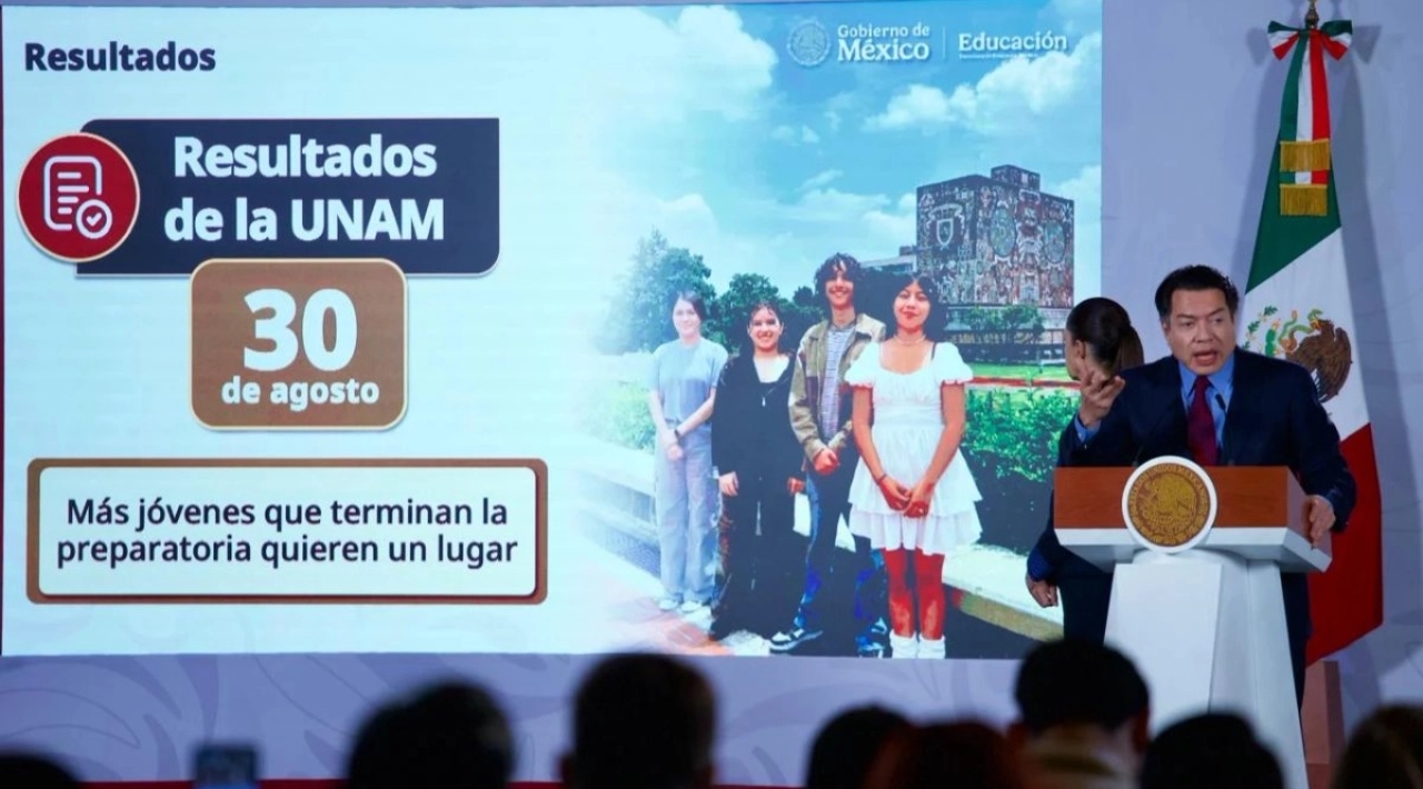 Gobierno abrirá 37 mil espacios para aspirantes que no sean aceptados en la UNAM