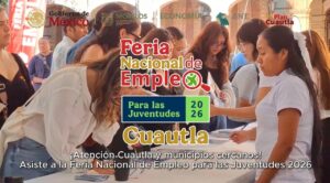 Más de 400 vacantes estarán disponibles en Feria Nacional de Empleo para las Juventudes en Cuautla