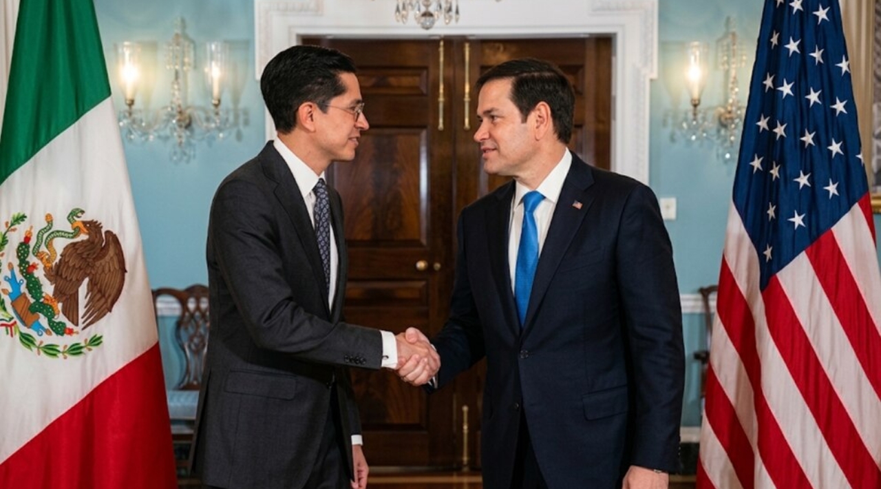 Rubio recibe al canciller mexicano Roberto Velasco en Washington en medio de negociaciones comerciales